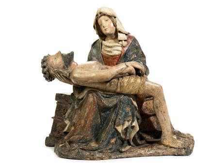 Pietà – Schnitzfigurengruppe des 15. Jahrhunderts